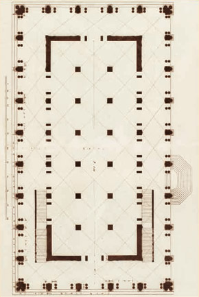 Logge del Palazzo della Ragione, piantina