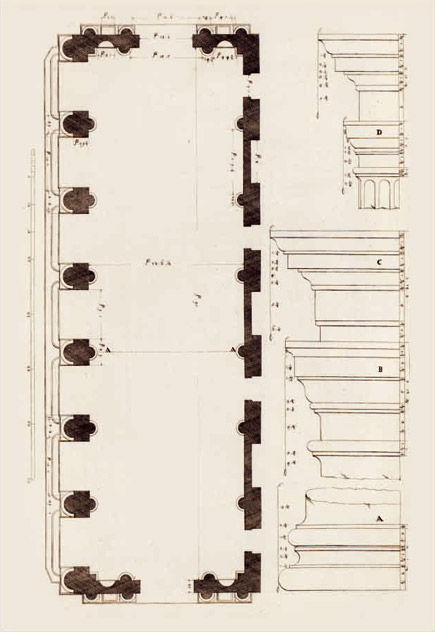 Loggia del Capitaniato, piantina