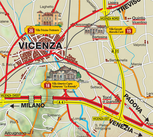 Carte des villas